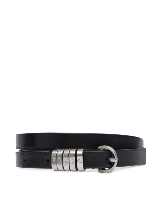 PINKO Moteriškas Diržas PINKO Saddle Belt H1,2 20252 PLT01 105479.A1AC Juoda