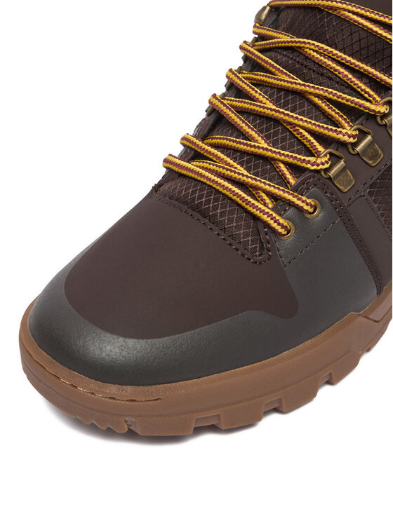DC Shoes Sneakersy DC Shoes EO-PURE HIGH TOP WR BOOT DC01803210 Tmavo hnedá