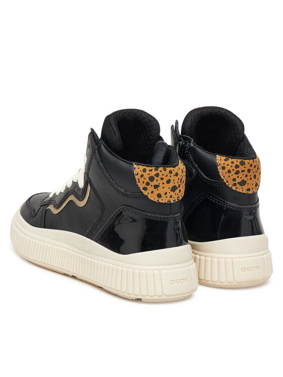 Geox Sneakersy Geox J Laquinny J56M3B 05402 C0531 S Černá