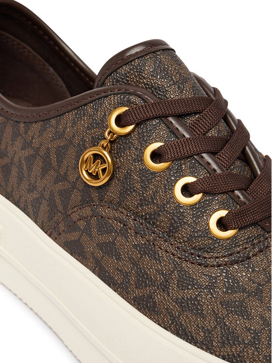 MICHAEL Michael Kors Снікерcи MICHAEL Michael Kors Lindsey 43T6LDFS1B Коричневий