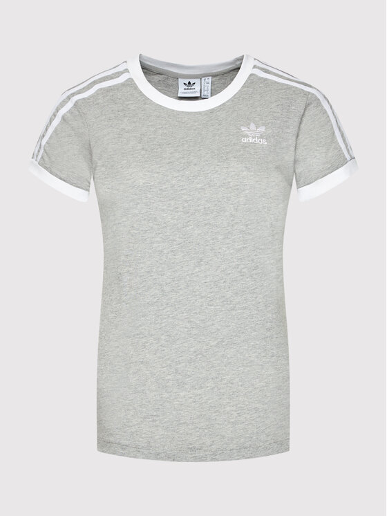 adidas adidas Футболка adicolor Classics 3-Stripes H33576 Сірий Standard Fit