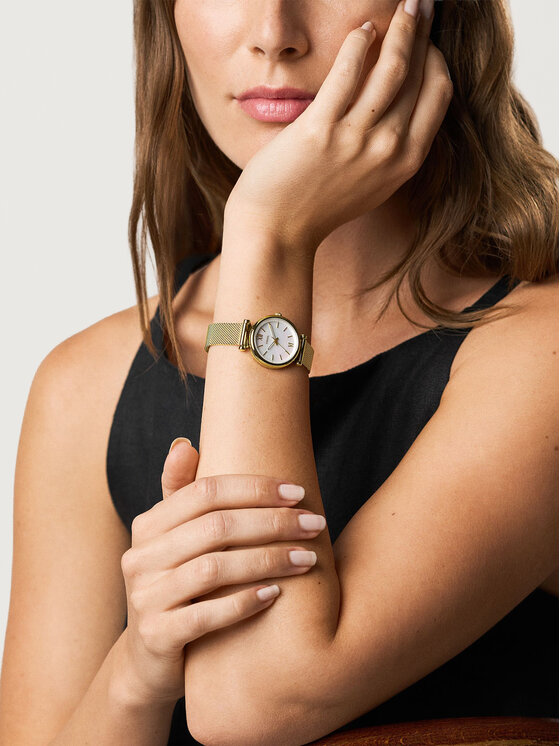 Fossil Ρολόι Fossil Carlie ES5462 Χρυσό