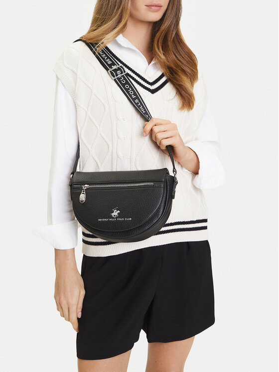 Beverly Hills Polo Club Kabelka Beverly Hills Polo Club C-BHPC-C-009-07 Černá
