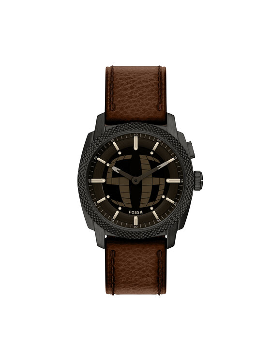 Fossil Годинник Fossil Machine Big Tic FS6165 Коричневий