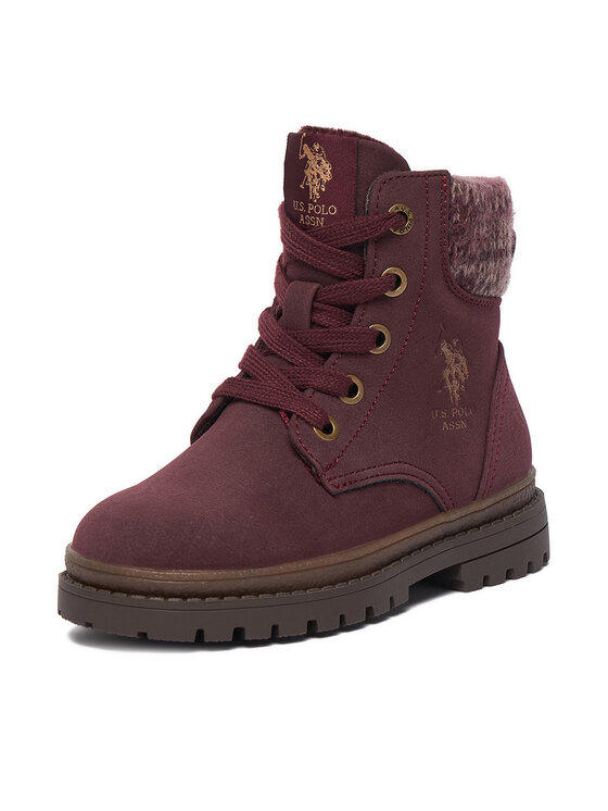 U.S. Polo Assn. Trzewiki U.S. Polo Assn. EO-VLAD001K/GYT1-BOR003 Bordowy