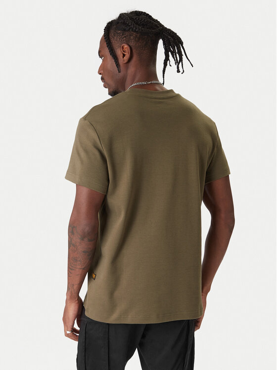 G-Star Raw G-Star Raw Camiseta Old Skool D25967-C812 Verde Regular Fit
