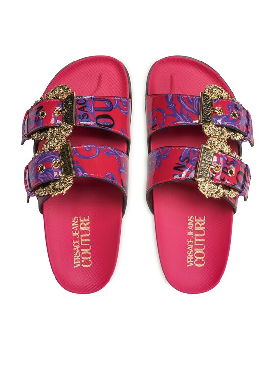 Versace Jeans Couture Natikači Versace Jeans Couture 74VA3SM1 ZS366 Roza