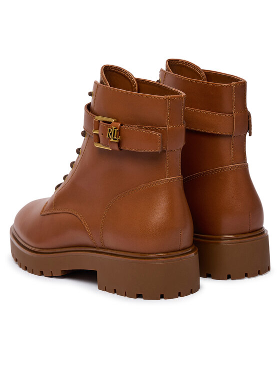 LAUREN RALPH LAUREN Gležnjače LAUREN RALPH LAUREN Allyson Logo Bo Bte 802P12046002 Smeđa
