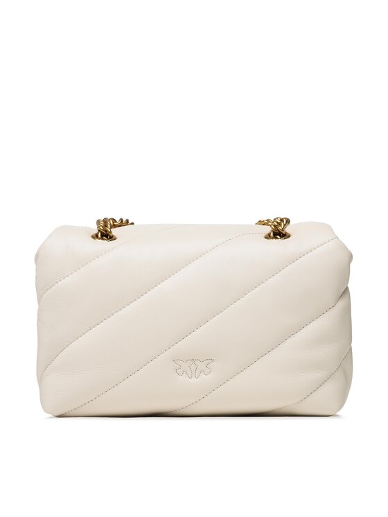 PINKO Rankinė PINKO Love Mini Puff Cl PE 23 PLTT 100039 A0F2 Écru