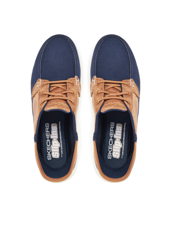 Skechers Mokasíny Skechers On-The-Go Flex-Palmilla 136536/NVY Tmavomodrá