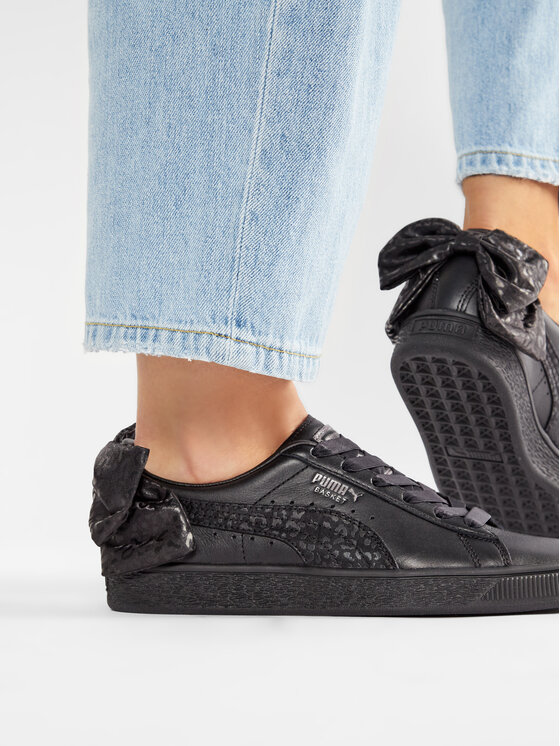 Puma Snīkeri Puma Basket Bow Animal Wn's 367828 02 Melns