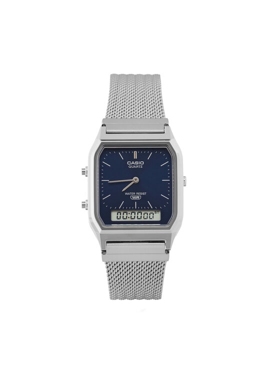 Casio Ceas Casio Vintage AQ-230EM-2AEF Argintiu
