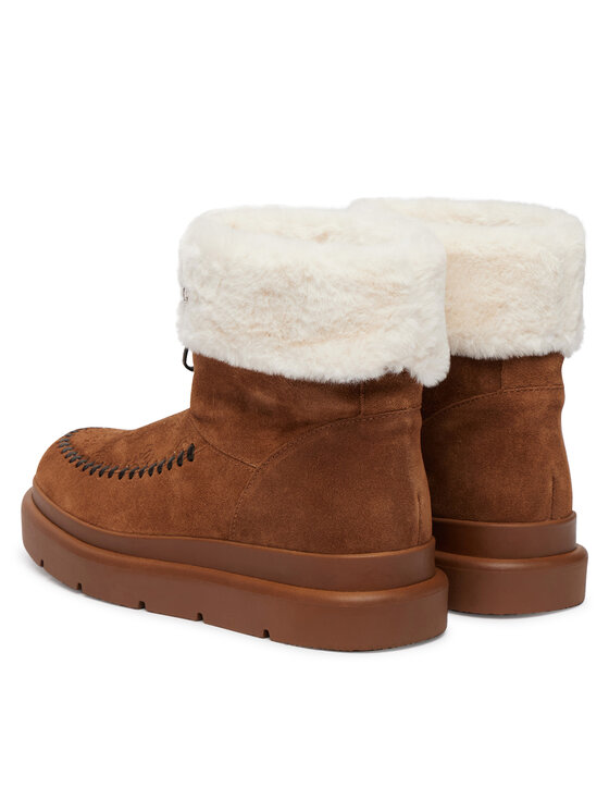 Guess Snehule Guess FLFKEN LEA10 Svetlo hnedá