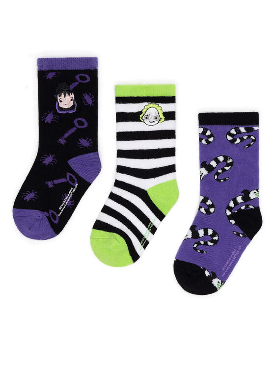 BEETLEJUICE Довгі шкарпетки BEETLEJUICE ACCCS-AW24-324WBBJ Кольоровий