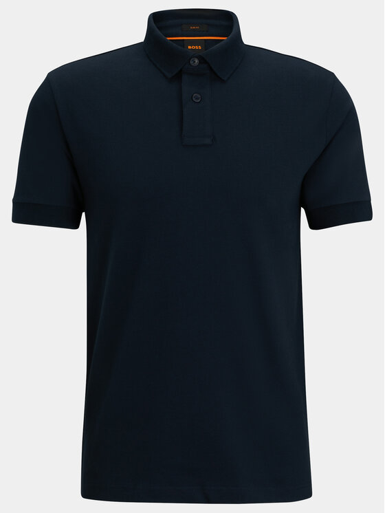 BOSS Boss Polo marškinėliai Passenger 50507803 Tamsiai mėlyna Slim Fit
