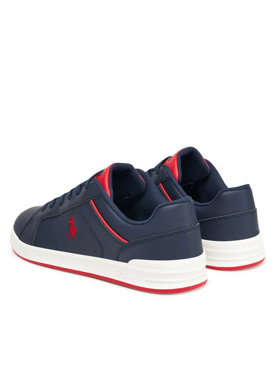 Polo Ralph Lauren Sneakersy Polo Ralph Lauren Heritage Court IV RL03423411 Granatowy