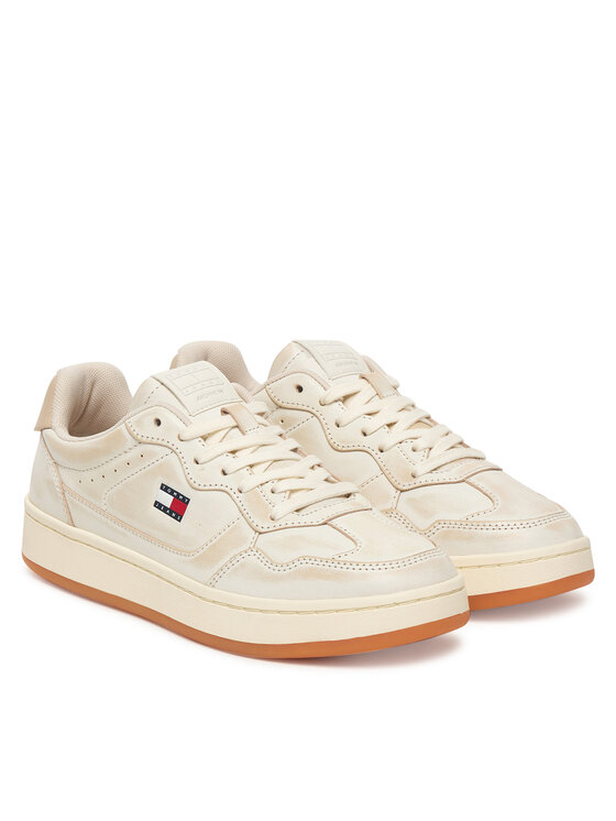Tommy Jeans Sneakersy Tommy Jeans Archive '98 Court EN0EN02984 Béžová