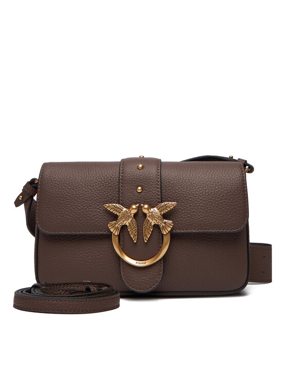 PINKO Kabelka PINKO Love One Mini Slouchy Fl Al 25-26 104340 A2OX Bordová