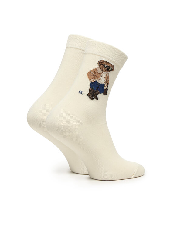 Polo Ralph Lauren Dlouhé ponožky Polo Ralph Lauren Bear Floral 455P18211001 Barevná