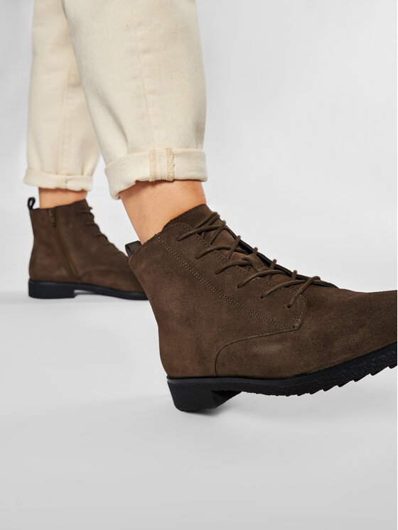 Kotníková obuv Clarks Griffin Lace 261510414 Zelená