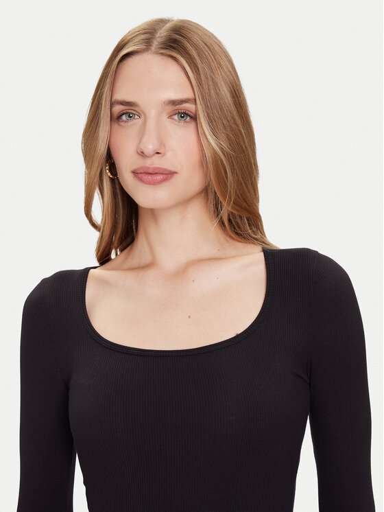 Guess Guess Vestido diario O5BK03 KCDA2 Negro Slim Fit