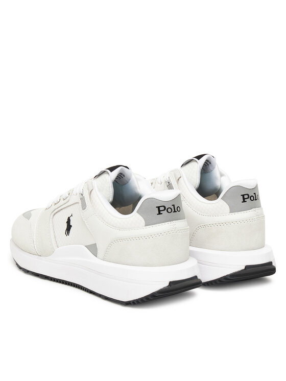 Polo Ralph Lauren Снікерcи Polo Ralph Lauren Train 89 V2 Suede-Paneled Sneaker 809973974001 Білий
