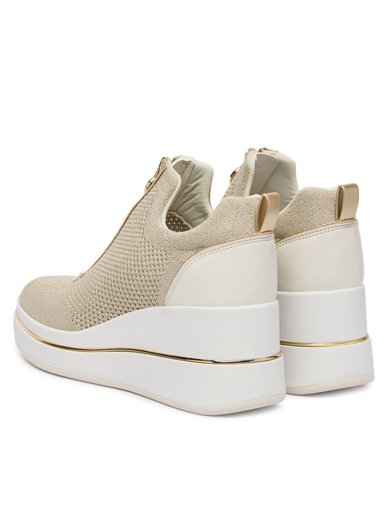 MICHAEL Michael Kors Sneakersy MICHAEL Michael Kors Emmy 43R6EMFP4D Beżowy
