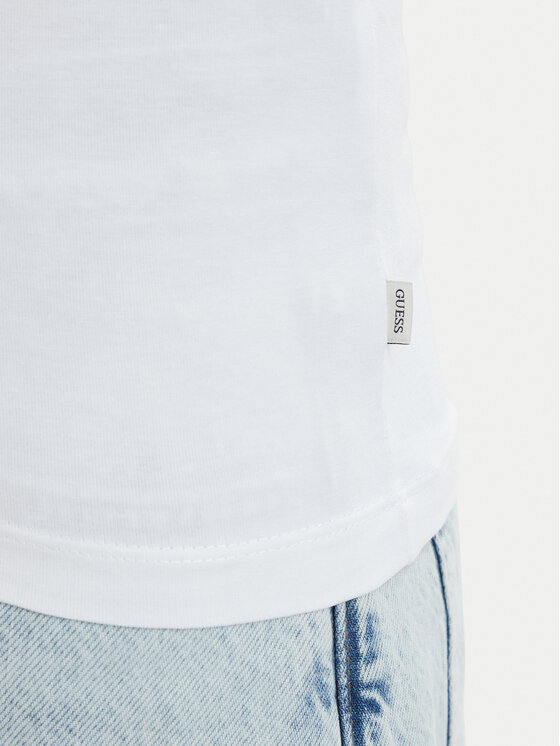 Guess Jeans Guess Jeans Футболка W6YI16 K3995 Білий Slim Fit