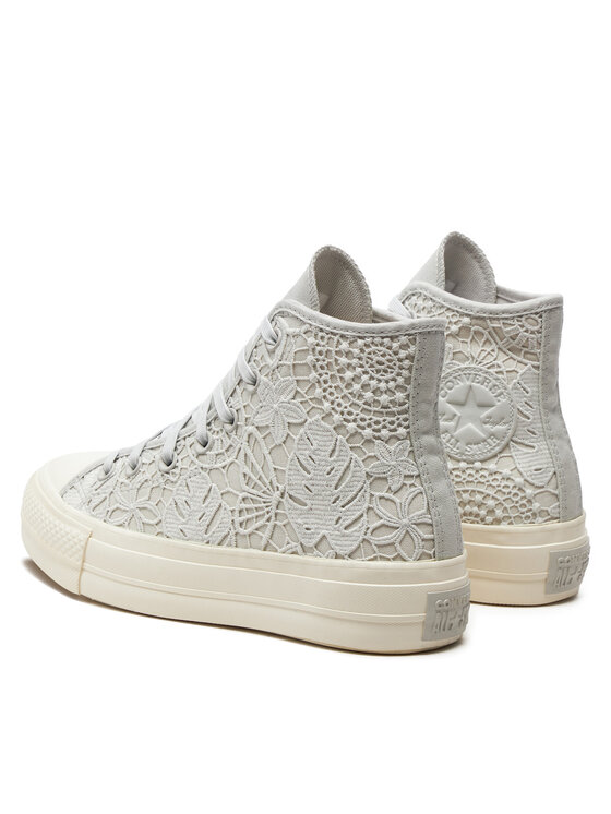 Converse Modne superge Converse Chuck Taylor All Star Lift Platform Butterflies A07538C Bela
