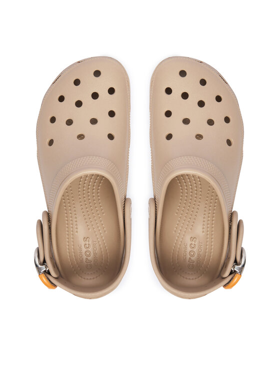 Crocs Chanclas Crocs Classic Platform Buckle Clog 213230 Beis