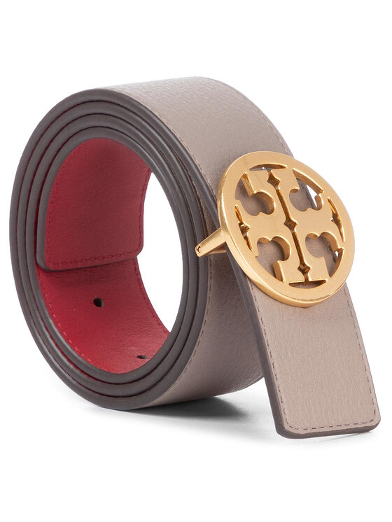 Tory Burch Cinturón para mujer Tory Burch 1.5" Reversible Logo Belt 54106 Rojo