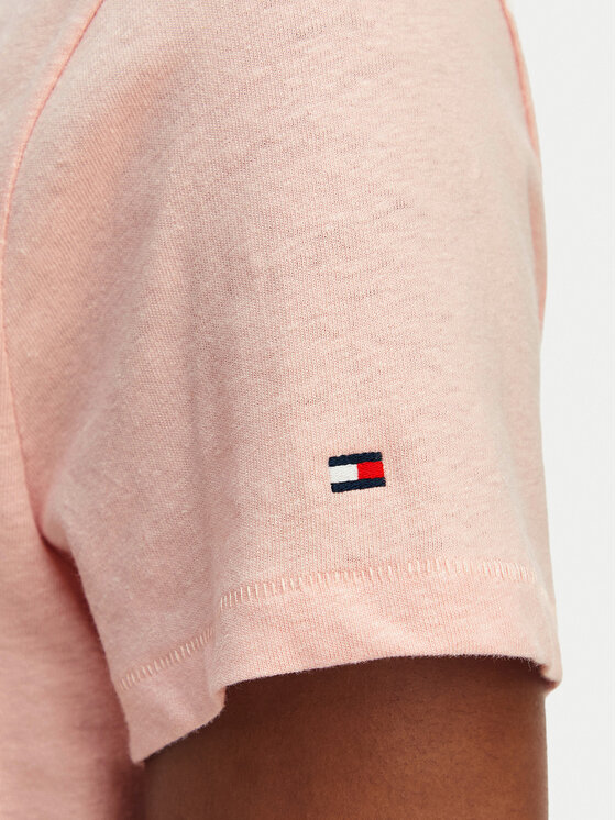 Tommy Hilfiger Tommy Hilfiger Camiseta WW0WW48705 Rosa claro Regular Fit
