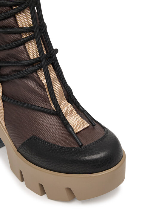United Nude Trzewiki United Nude Grip Desert Mid 11035161165 Brązowy ciemny