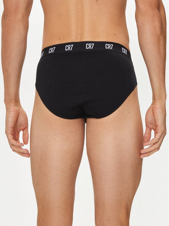 Cristiano Ronaldo CR7 Cristiano Ronaldo CR7 Комплект трусів Main Basic Brief 3-Pack 8100-66-900 Чорний
