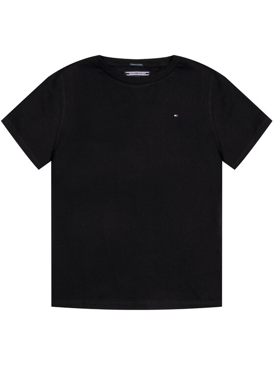 Tommy Hilfiger Tommy Hilfiger Majica KB0KB04140 Črna Regular Fit