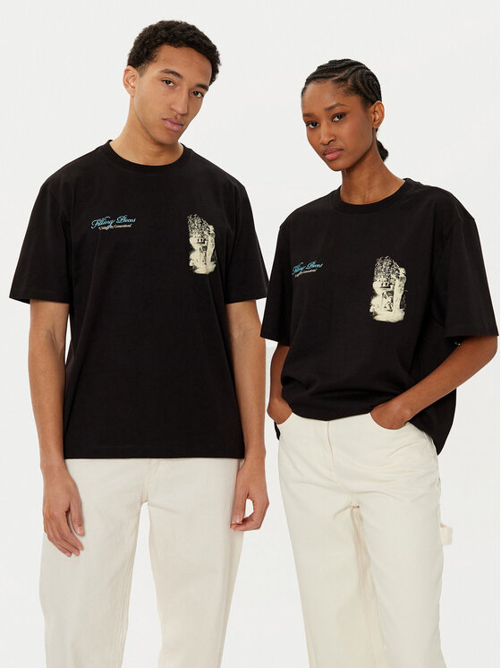 Filling Pieces Filling Pieces T-Shirt Unisex Gardener 7449985 Μαύρο Regular Fit