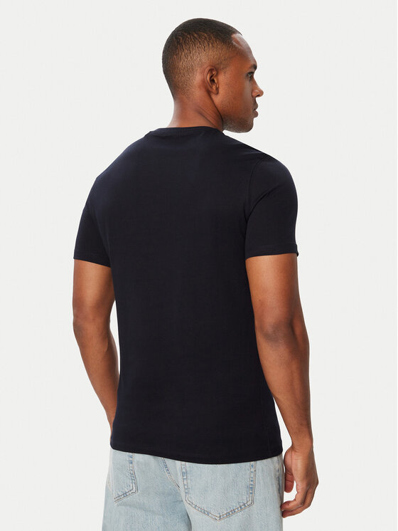 Guess Guess Marškinėliai M6BI49 K6186 Tamsiai mėlyna Slim Fit