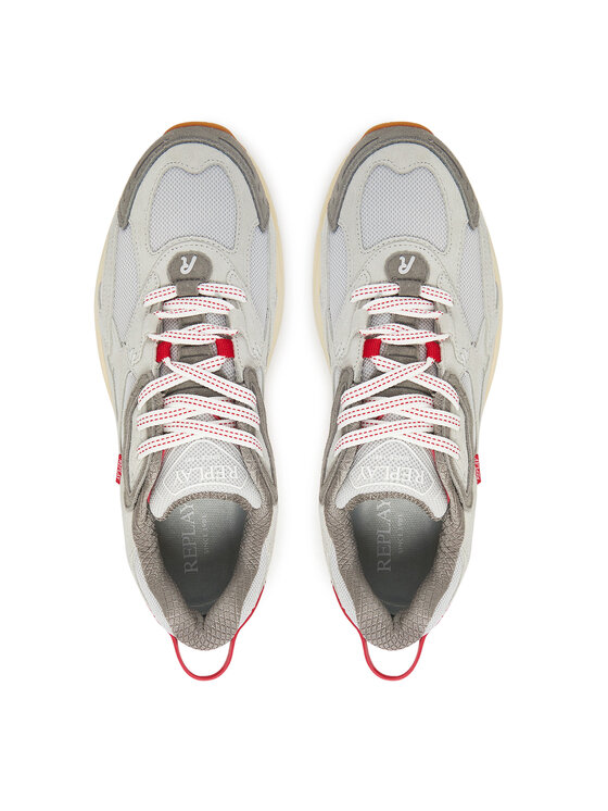 REPLAY Sneakersy REPLAY GMSD5 .000.C0001T Sivá