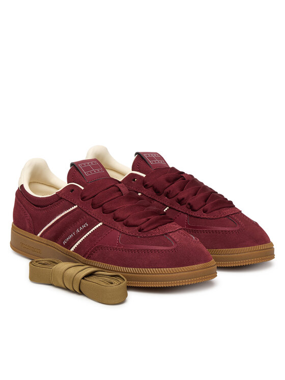 Tommy Jeans Sneakers Tommy Jeans The Greenwich Edge Suede EN0EN02924 Vișiniu