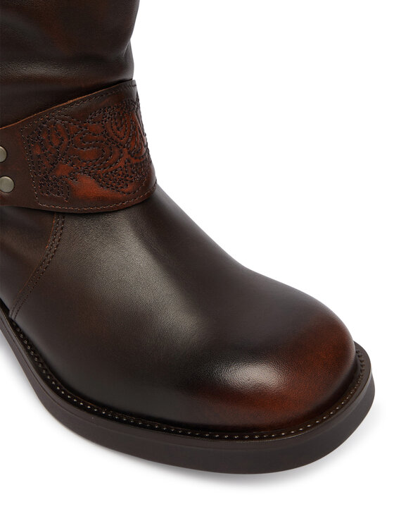 Steve Madden Чоботи Steve Madden Bonetta 11005590 Коричневий