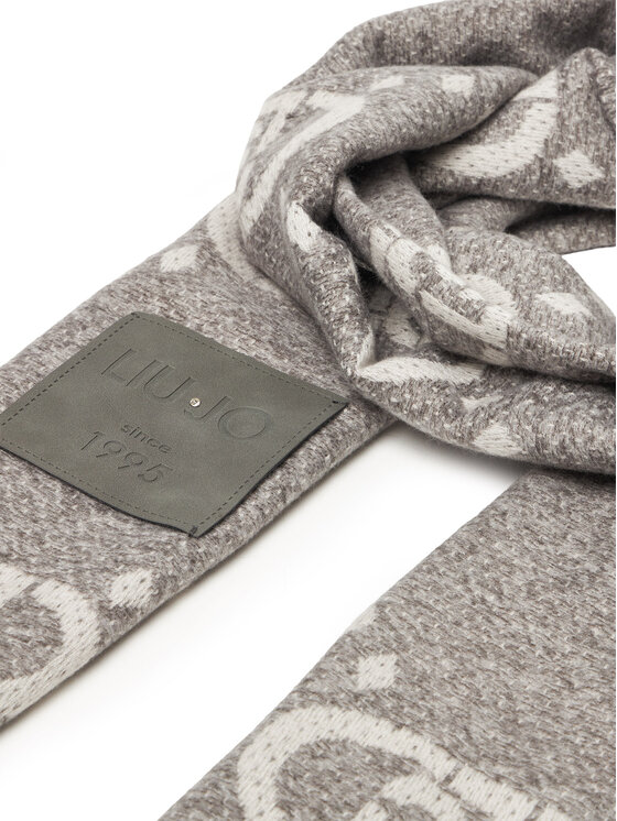 Liu Jo Šál Liu Jo Stola Maxi Oval 2022F5038 T0300 Šedá