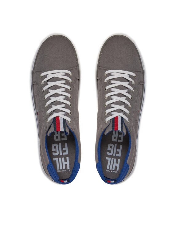 Tommy Hilfiger Tenis superge Tommy Hilfiger Harlow 1D FM0FM00596 Siva