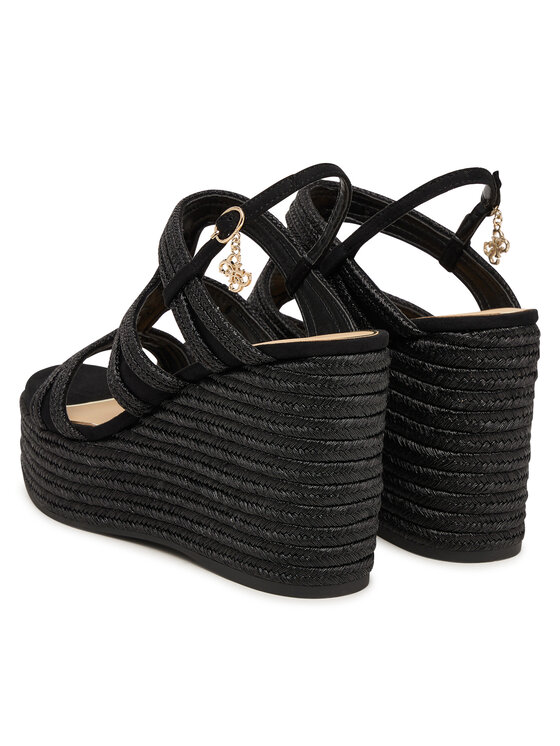 Guess Sandali Guess FLJERS FAB04 Črna