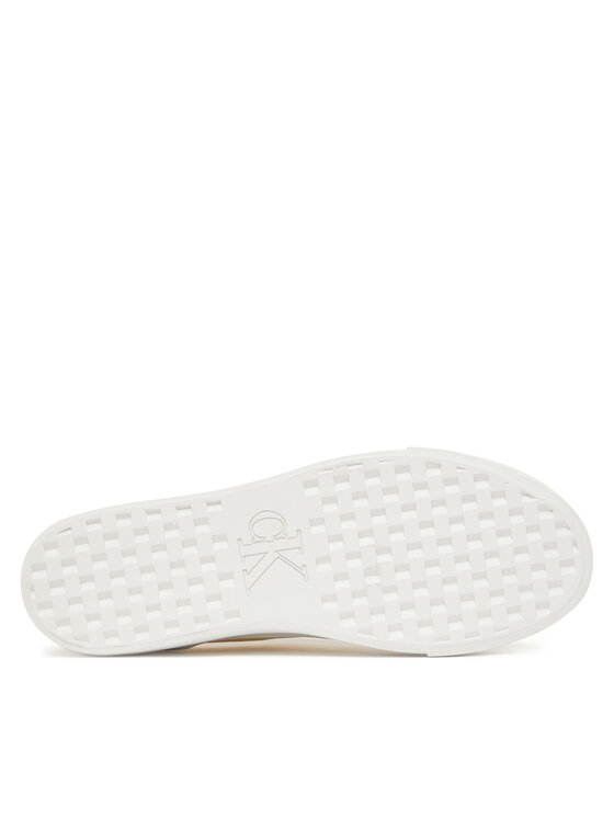 Calvin Klein Laisvalaikio batai Calvin Klein Vulc Flatform Low Canvas Mg YW0YW01763 Écru