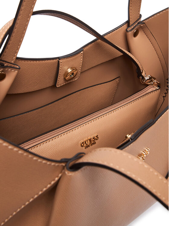 Guess Geantă Guess Amorette HWBG78 98240 Bej închis