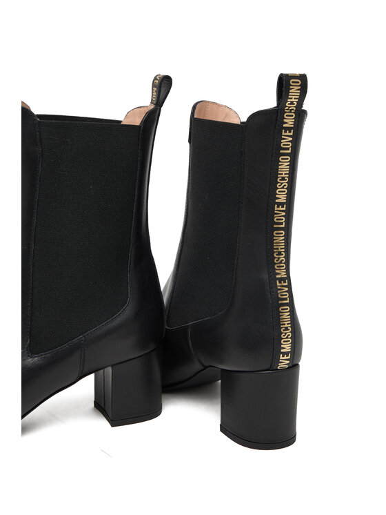 LOVE MOSCHINO Botki LOVE MOSCHINO JA21085G0NIA0000 Czarny