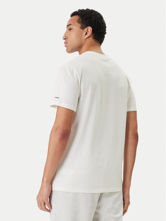 Sprandi Sprandi Camiseta W126-SIMTS-1014-01X Écru Regular Fit