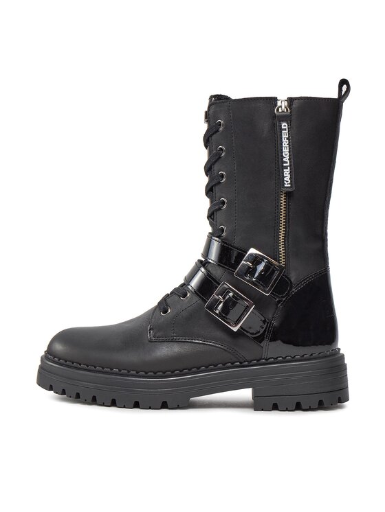 Karl Lagerfeld Kids Polokozačky Karl Lagerfeld Kids Z19112 M Černá