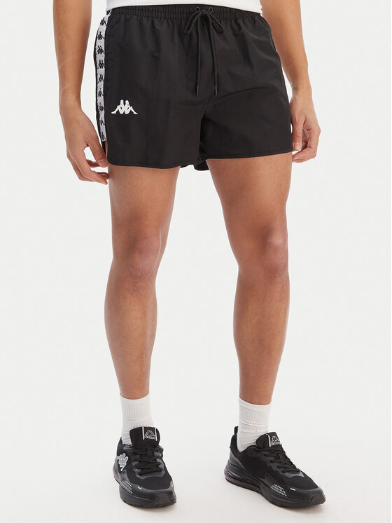 Kappa Kappa Bañador corto / Shorts de baño Banda Cali 304S6G0 Negro Regular Fit