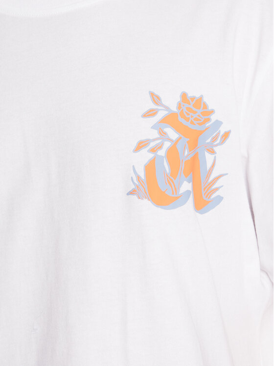 adidas adidas Majica Graphic Glide T-Shirt IB1403 Bela Loose Fit